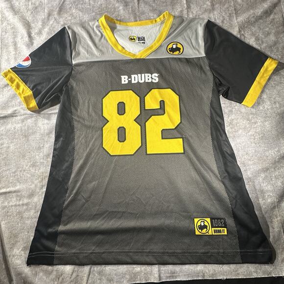 Buffalo Wild Wings Womens Football Jersey #82 Shirt Size Large Vintage - Picture 1 of 7
